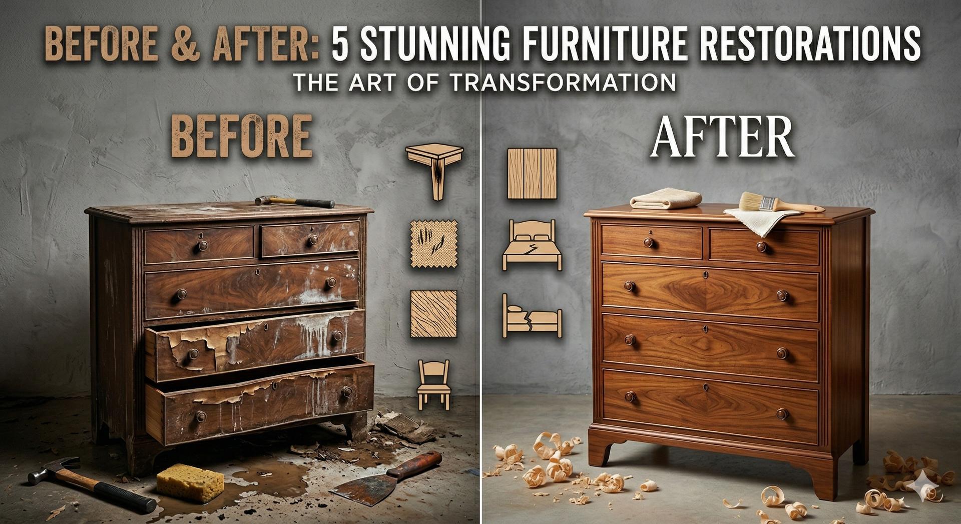 Before & After: 5 Stunning Furniture Restorations