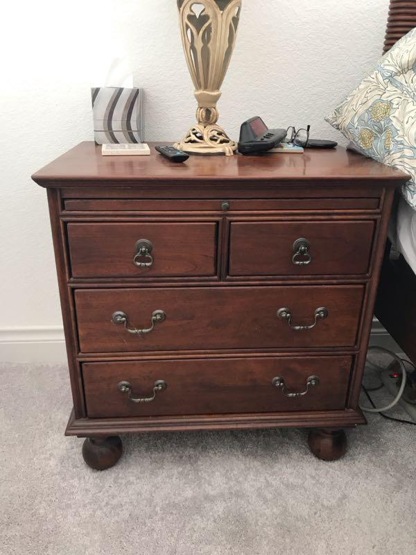 Nightstand before refinishing